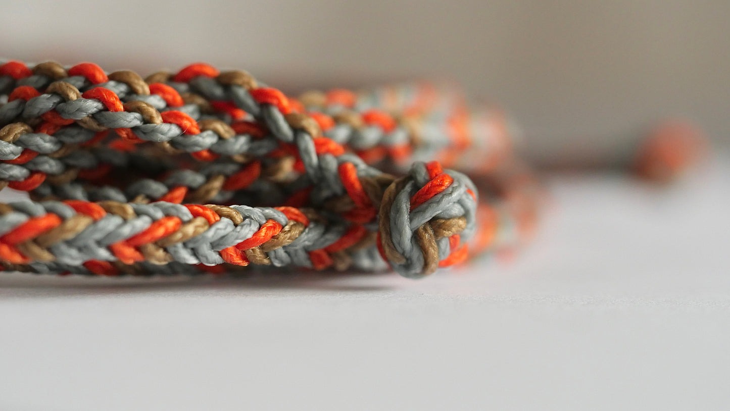 Set of square braided jesses | M-size