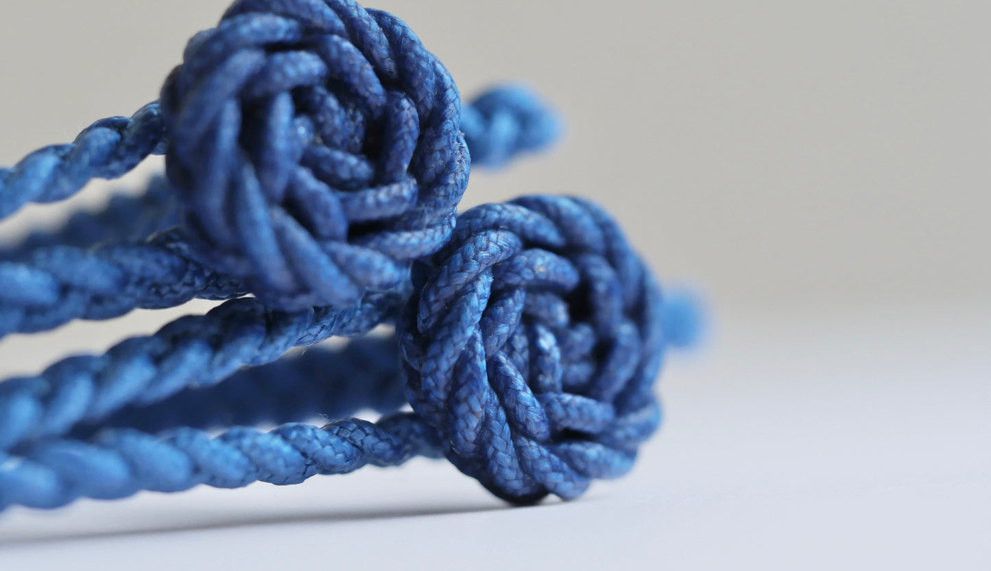 Pair of braided jesses
